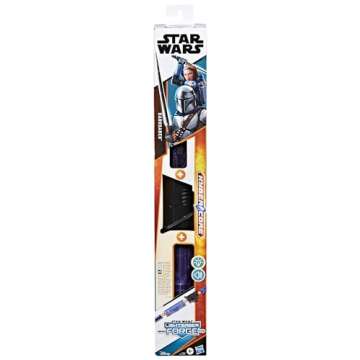 STAR WARS Lightsaber Forge Kyber Core Darksaber, Officially Licensed Customizable Electronic Mandalo...
