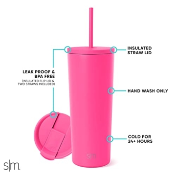 Simple Modern Insulated Tumbler - Keep Drinks Cold & Hot