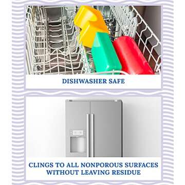 Carson Dellosa Edu-Clings Silicone Center Vowels Manipulative—Grades K-2 Dry-Erase Mats with a, e, i, o, u Vowel Manipulatives, Phonics and Language Arts Learning (20 pc)