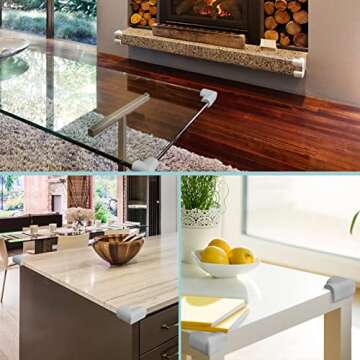 Safe & Easy Installation 12 Pack Baby Corner Protectors