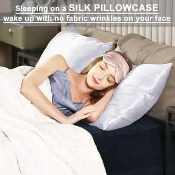 Ravmix Silk Pillowcase: Anti-Aging, Cooling & Soft