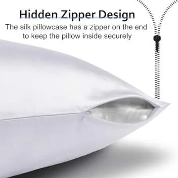 Ravmix Silk Pillowcase: Anti-Aging, Cooling & Soft