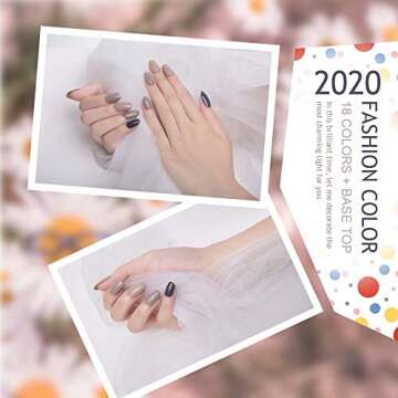 Arte Clavo No Wipe Gel Base and Top Coat Set 15ml