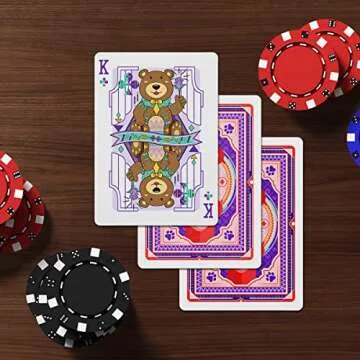 Colorful Woodland Animal Playing Card Deck for Fun
