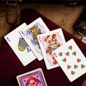Colorful Woodland Animal Playing Card Deck for Fun