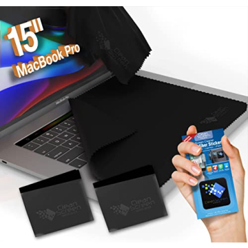 WizPadCover 15” Microfiber Cleaning Cloths for MacBook