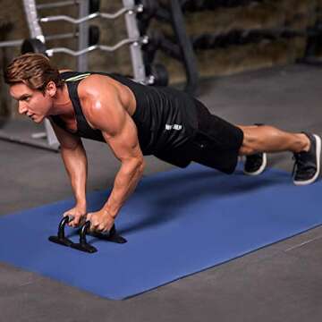 Odoland 4-in-1 AB Wheel Roller Kit AB Roller Pro with Push-Up Bar, Jump Rope and Knee Pad - Perfect Abdominal Core Carver Fitness Workout for Abs - Home Gym Workout