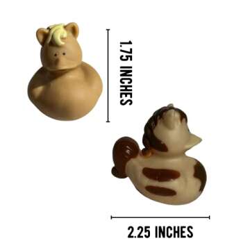Buck Buck Bronco Rubber Horse Ducks - 20 Pack Fun