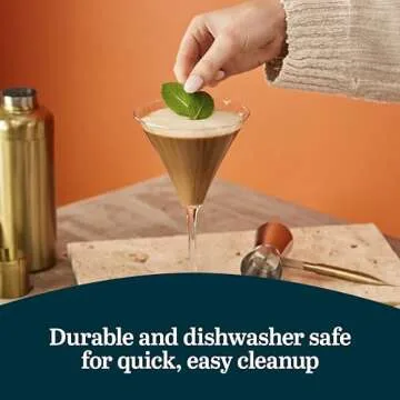 Libbey Paneled Martini Glasses Set for Elegant Cocktails