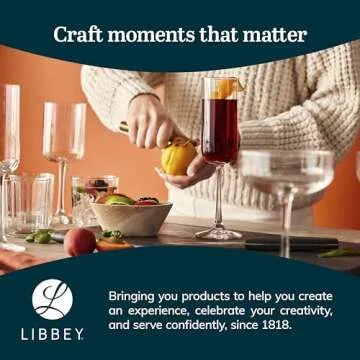 Libbey Paneled Martini Glasses Set for Elegant Cocktails