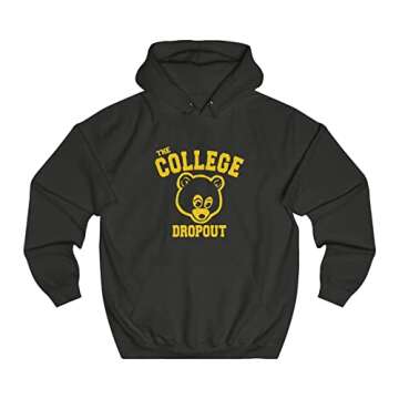 The College Dropout Hoodie (L, Maroon)