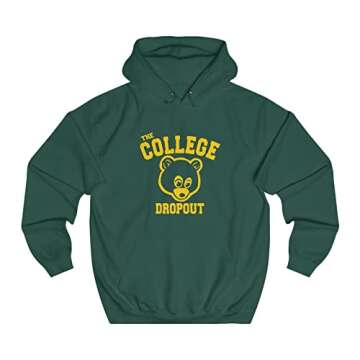 The College Dropout Hoodie (L, Maroon)