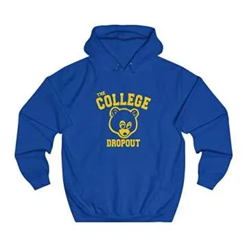 Trendy College Dropout Hoodie in Maroon for All