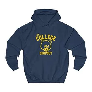 Trendy College Dropout Hoodie in Maroon for All