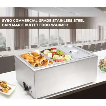 SYBO Food Warmer Bain Marie for Buffet Catering Events
