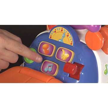 Fisher-Price Little People Music Parade Ride-On, Plays 5 Marching Tunes & Other Sounds! Perfect for Toddler Boys & Girls Ages 1, 2, & 3 Years Old - Helps Foster Motor Skills