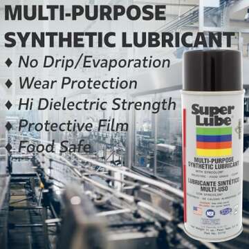 Super Lube 31110 Multi-Purpose Synthetic Lubricant Aerosol 11 oz