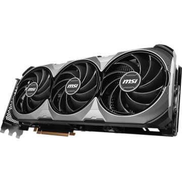 MSI Gaming RTX 4080 Super 16G Ventus 3X OC Graphics Card (NVIDIA RTX 4080 Super, 256-Bit, Extreme Clock: 2595 MHz, 16GB GDRR6X 23 Gbps, HDMI/DP, Ada Lovelace Architecture)