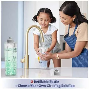 Wet Dust Mops for Hardwood Floor Cleaning - MEXERRIS Microfiber Spray Mops with 4X Reusable Washable Pads 2X Bottles Wood Floor Mops with Spray Home Commercial Use for Hardwood Laminate Tiles Floors