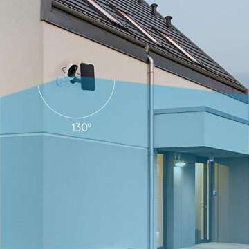 REOLINK Outdoor Security Camera Wireless Rechargeable Battery 1080P Home Surveillance Support Cloud Night Vision PIR Motion Detection SD Slot, Argus Pro with Solar Panel