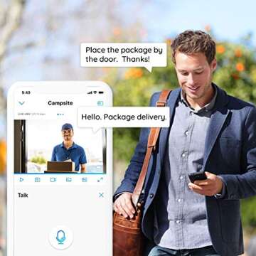 REOLINK Outdoor Security Camera Wireless Rechargeable Battery 1080P Home Surveillance Support Cloud Night Vision PIR Motion Detection SD Slot, Argus Pro with Solar Panel