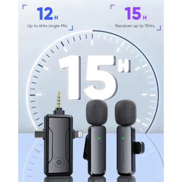 Wireless Mini Lavalier Microphone for All Devices