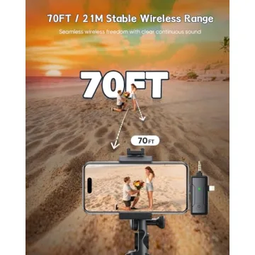 Wireless Mini Lavalier Microphone for All Devices