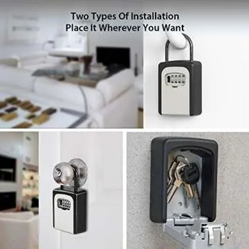 Key Lock Box for Secure Home Key Storage