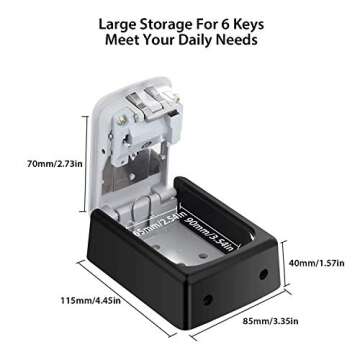 Key Lock Box for Secure Home Key Storage
