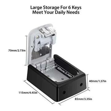 Key Lock Box for Secure Home Key Storage