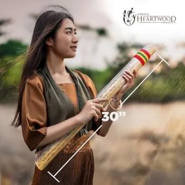 30" Authentic Handcrafted Cactus Rainstick from Chile