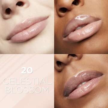 L'Oreal Paris Glow Paradise Hydrating Tinted Lip Balm-in-Gloss - Pomegranate & Hyaluronic Acid, 0.23...