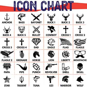 Gifts for Men, Personalized Engraved Oak Wood Pocket Knife - 36 Icons, 20 Stylish Font - Custom Pocket Knives