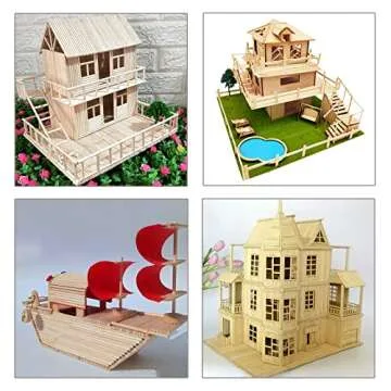 DaTpuik 1/4 x 12 Inch 100 PCS Bamboo Dowel Rods