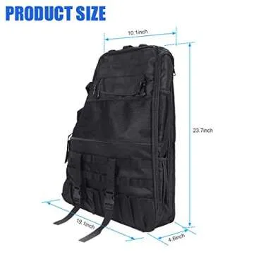 SUPAREE Roll Bar Storage Bag Cargo Cage fits for 1997-2024 Jeep Wrangler JK TJ LJ & Unlimited JL 4-D...