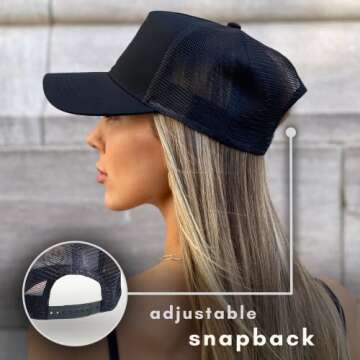 Trendy Truckers: 2 Pack Adjustable Cotton Hats