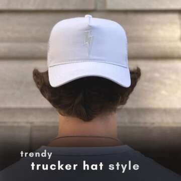 Trendy Truckers: 2 Pack Adjustable Cotton Hats