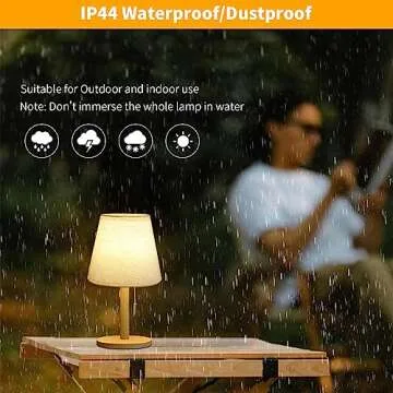 Tulbeys 3-Way Dimmable Portable Table Lamp for Home