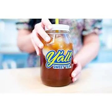 Y'all Sweet Tea - Iced Tea Bags One Gallon Size in 10 Gallons Per Pack Quick Brew Authentic Southern Ice Tea | As Seen on Shark Tank (Caffeinated)