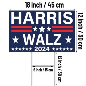 Harris 2024 Yard Sign - Kamala For President