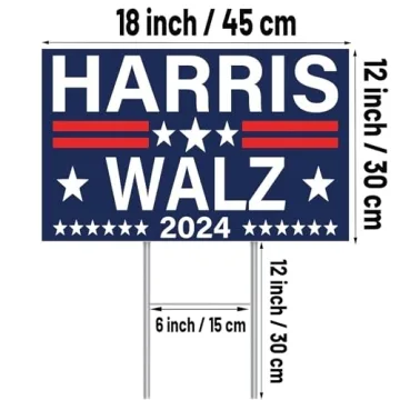 Harris 2024 Yard Sign - Kamala For President