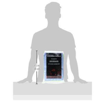 Zwipes 735 Microfiber Towel Cleaning Cloths 12 Pack