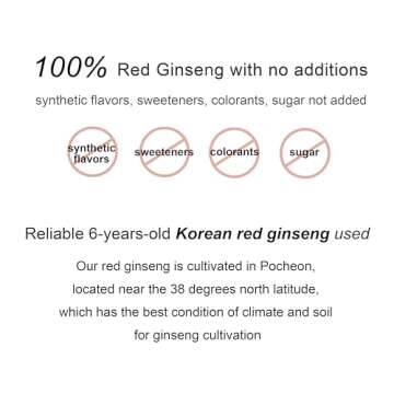 Pocheon 240g(8.5oz), 100% Pure Korean 6Years Root Panax Red Ginseng Extract Gold, TOP Ginsenoside, Saponin, Ginseng Herbal Supplement, Natural Immune Support