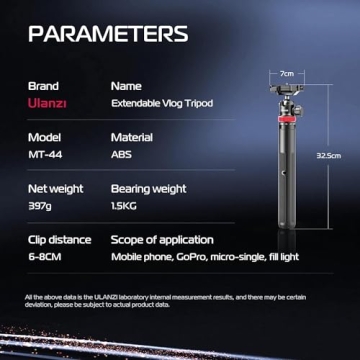 ULANZI MT-44 Extendable Tripod and Selfie Stick