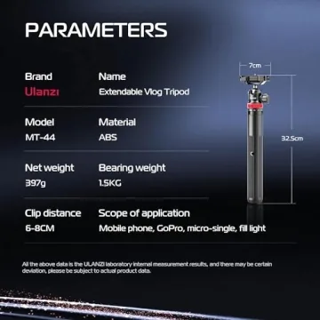 ULANZI MT-44 Extendable Tripod and Selfie Stick