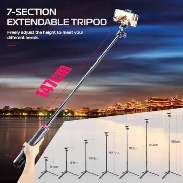 ULANZI MT-44 Extendable Tripod and Selfie Stick