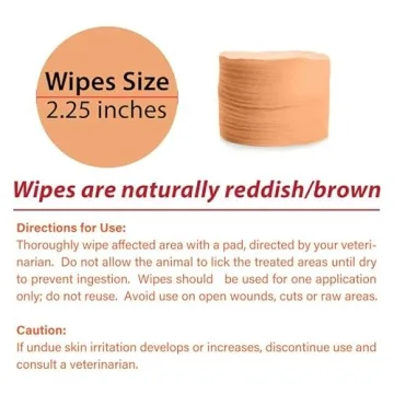 Curaseb Wipes for Pet Skin Relief and Care
