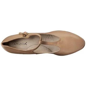 Capezio Jr. Footlight T-Strap Caramel Dance Shoe 9 M
