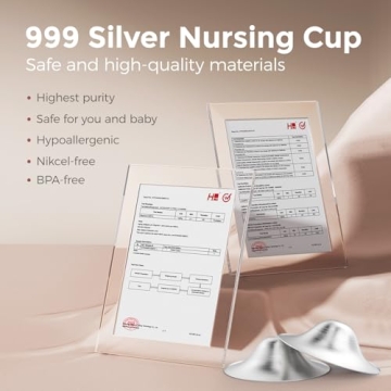 Momcozy Silver Nursing Cups for Breastfeeding Comfort