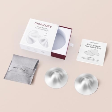 Momcozy Silver Nursing Cups for Breastfeeding Comfort